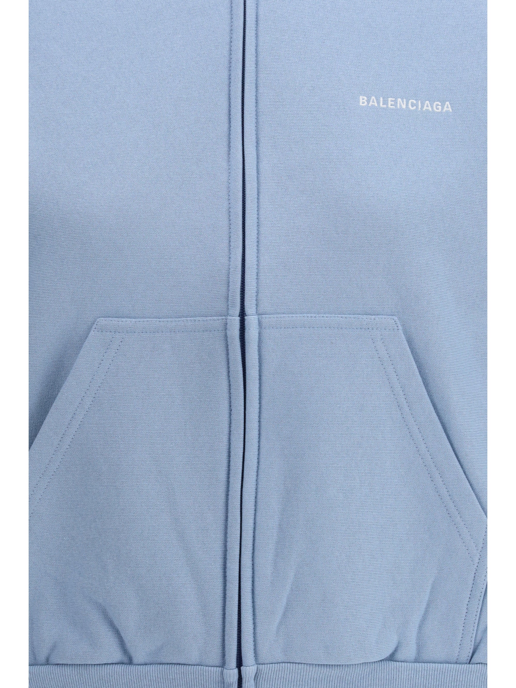 BALENCIAGA M back zip-up hoodie 