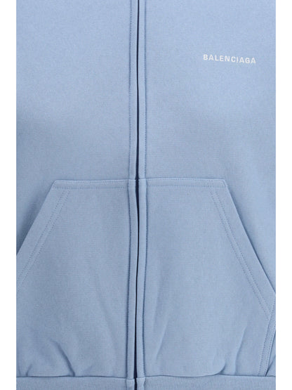 BALENCIAGA M back zip-up hoodie 
