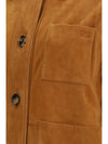 suede goat leather workwear jacket