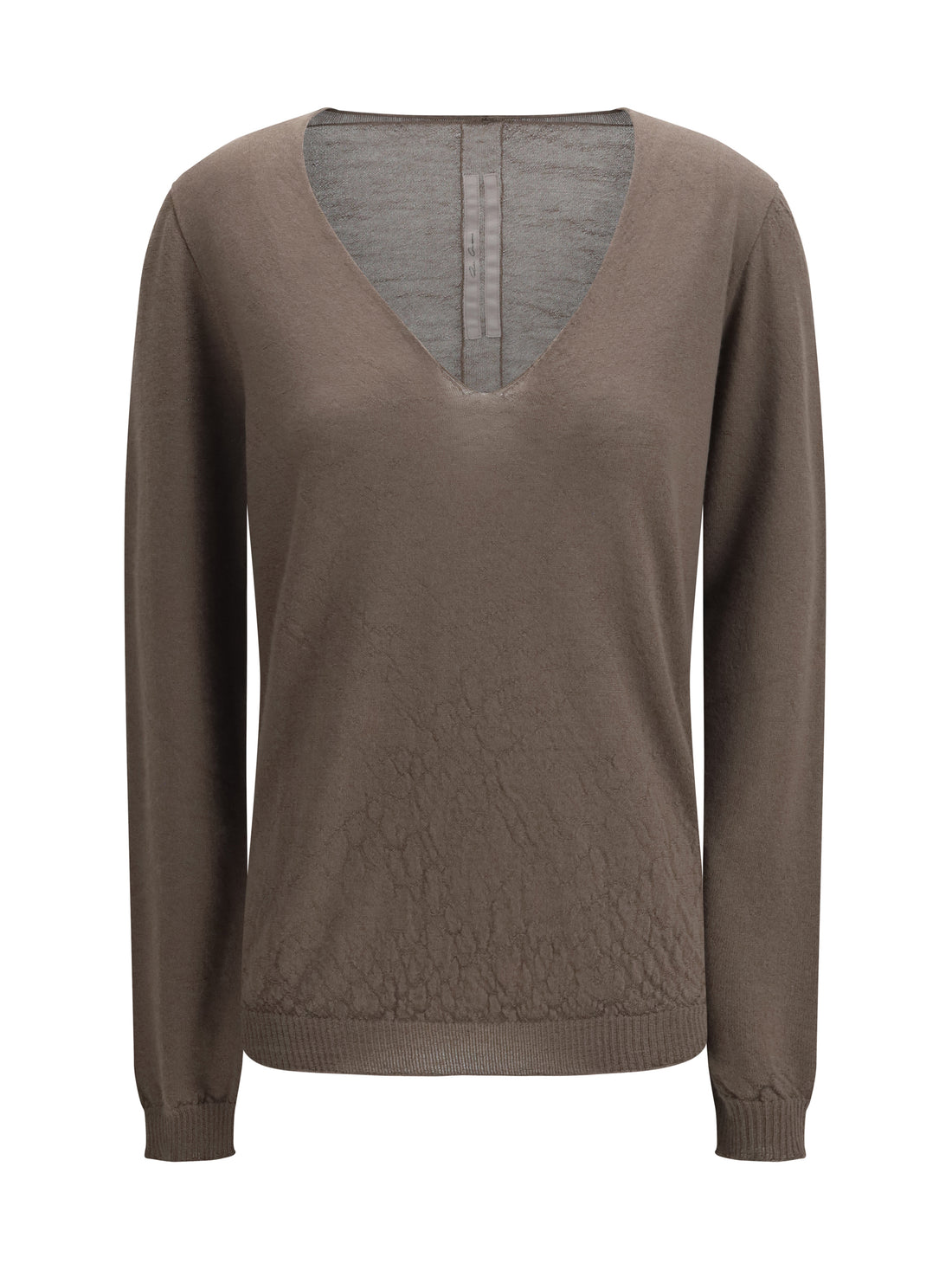 RICK OWENS L temple extreme sweater with v-neck