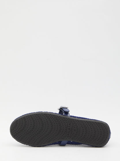 ALAIA 36 mesh flat ballerinas 
