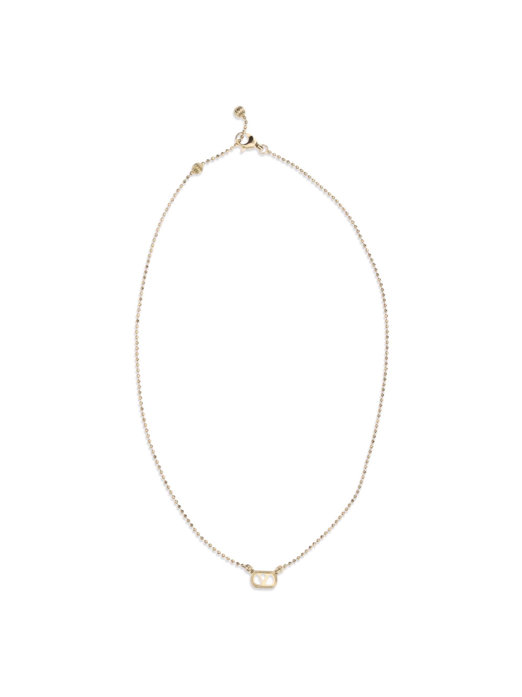 VALENTINO GARAVANI OS ovalette necklace with swarovski crystals