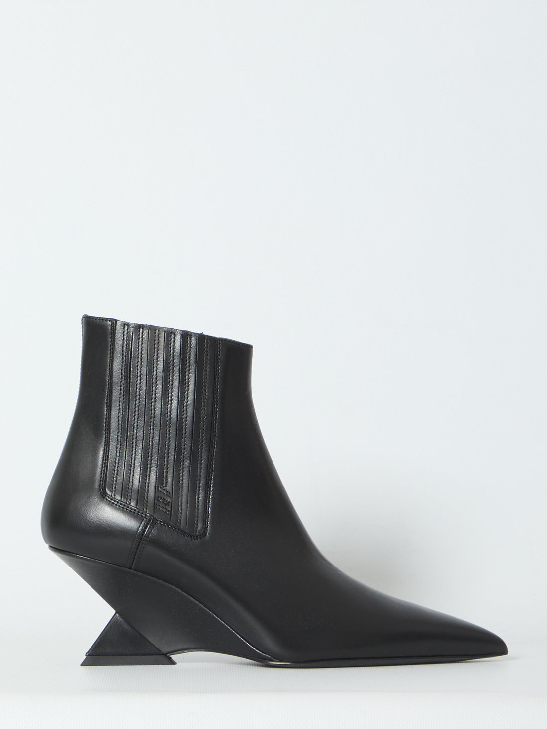 THE ATTICO 36 cheope black ankle boots 