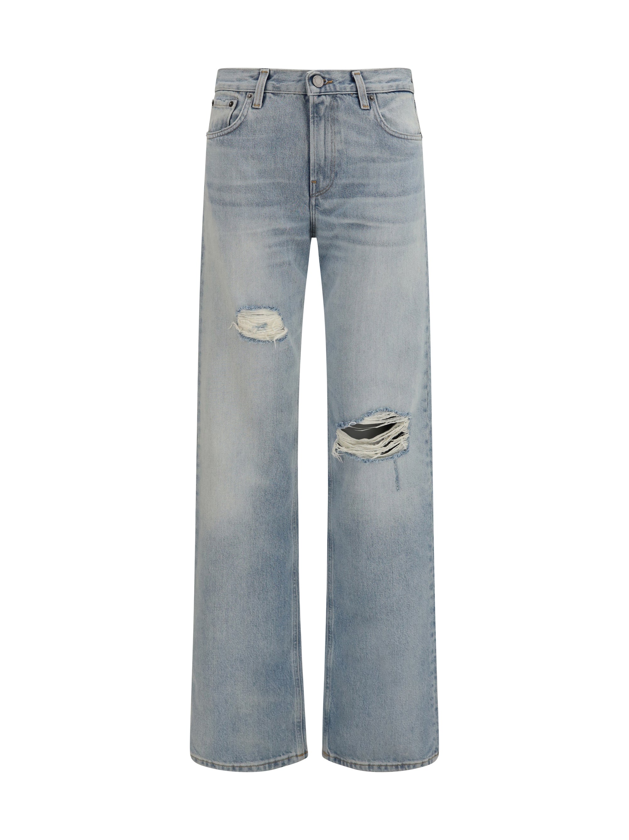 star marfa straight-leg jeans with a distressed finish