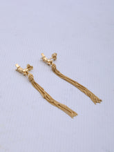 SAINT LAURENT OS cassandre tassel earrings