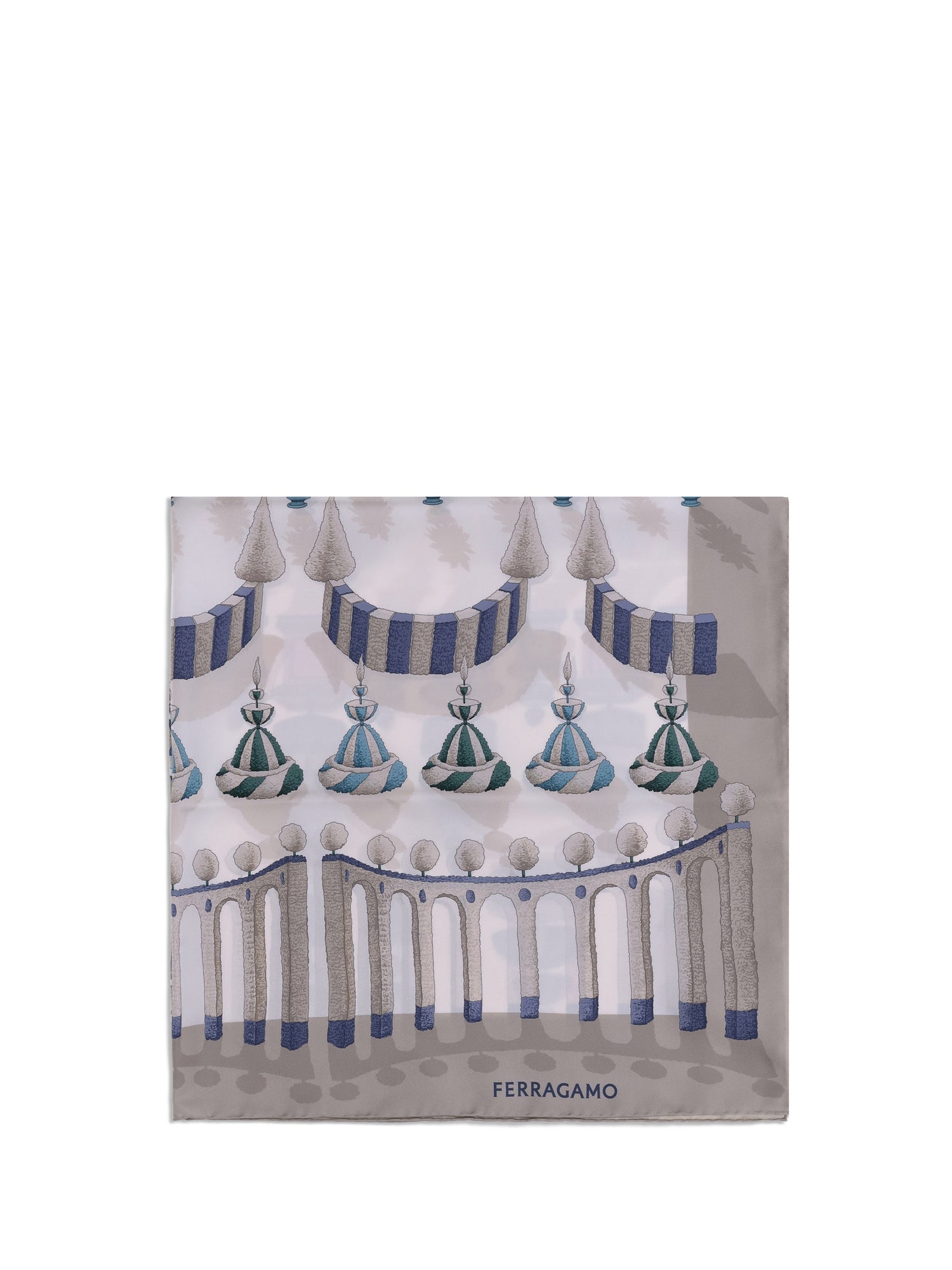 FERRAGAMO OS silk scarf