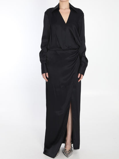 THE ATTICO 42 long shirt dress