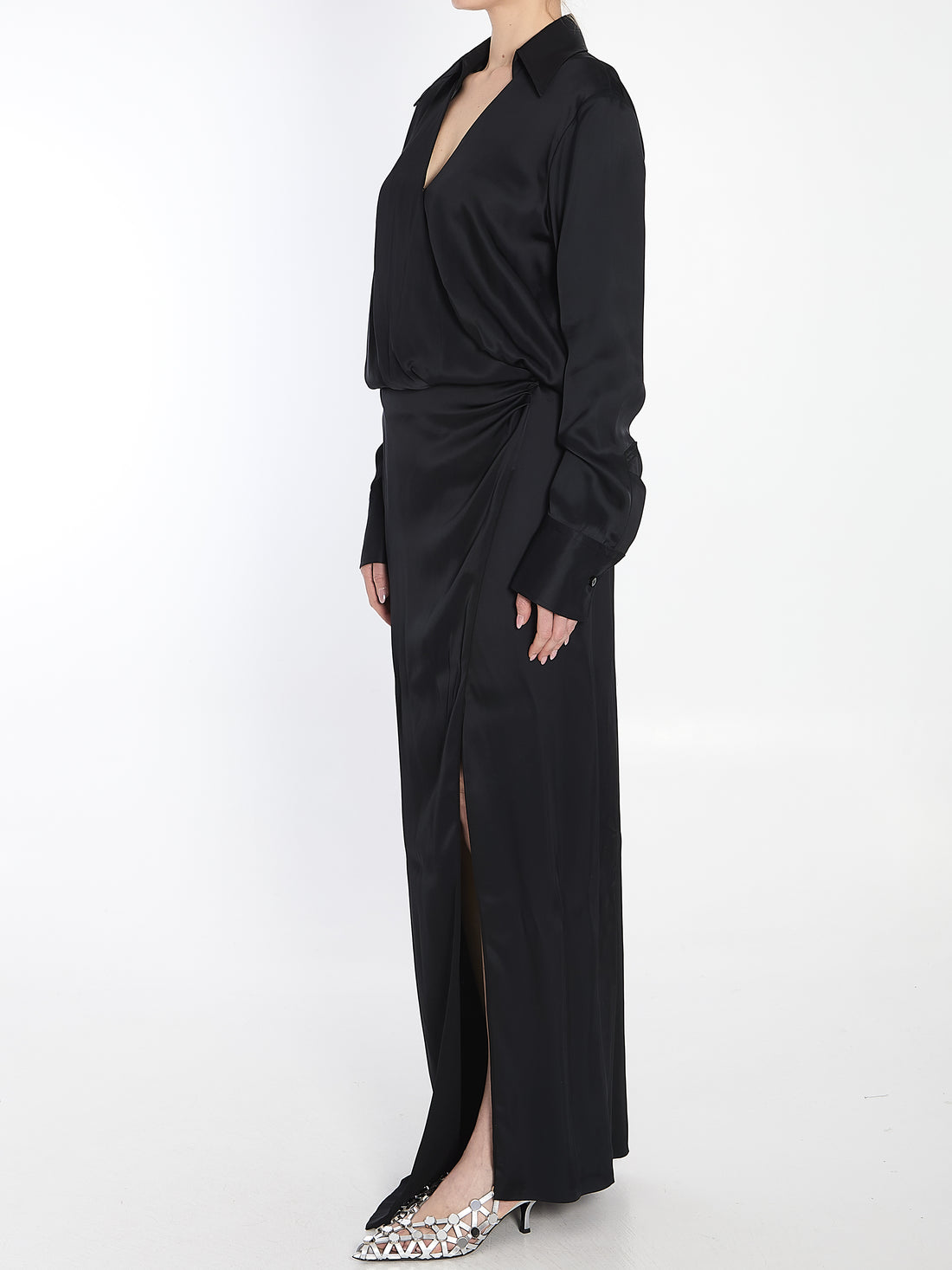 THE ATTICO 42 long shirt dress