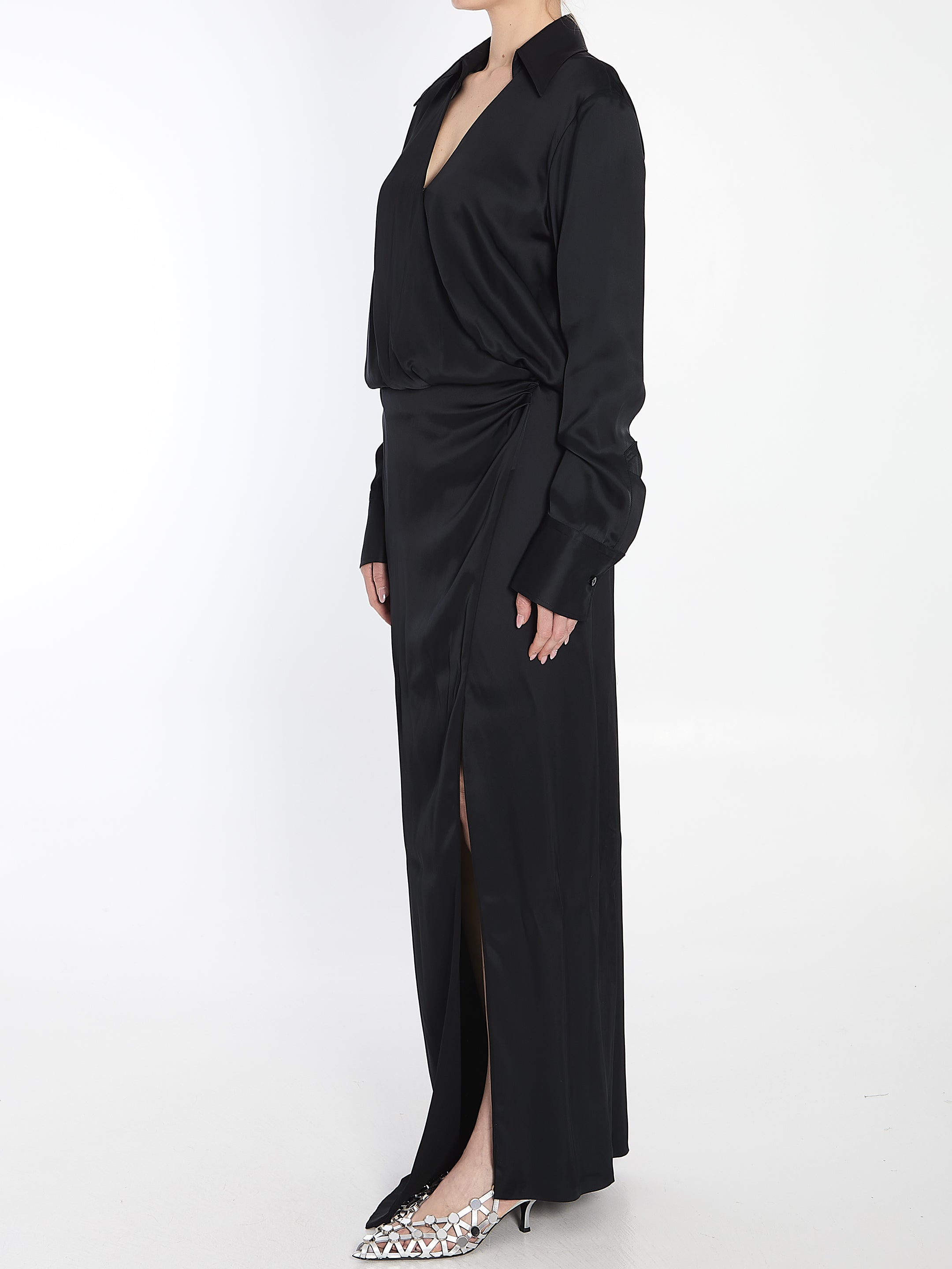 THE ATTICO 42 long shirt dress