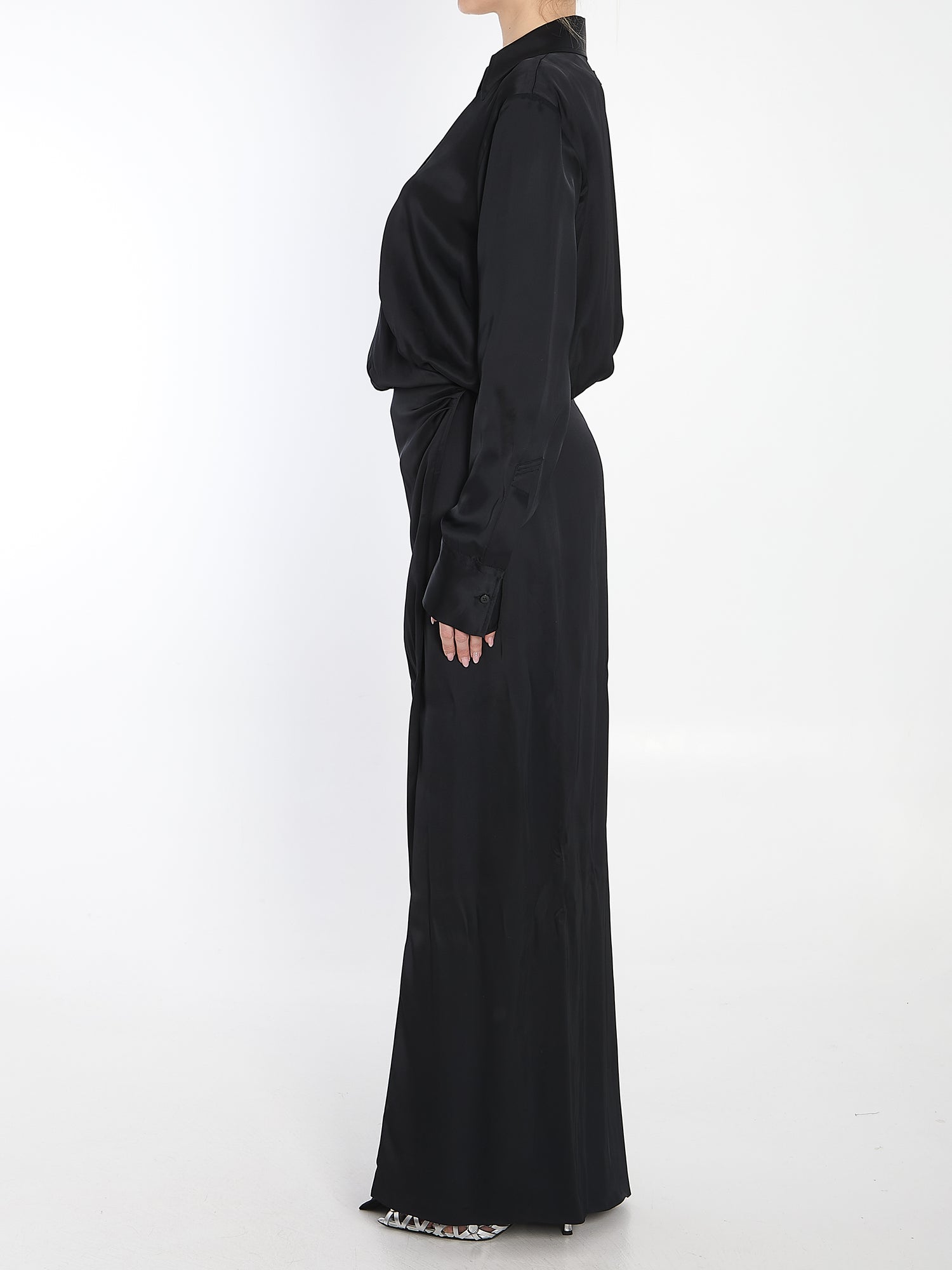 THE ATTICO 42 long shirt dress