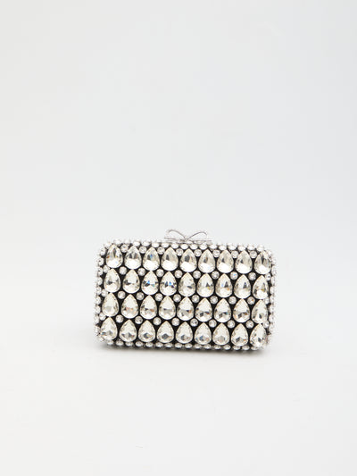 crystal clutch bag