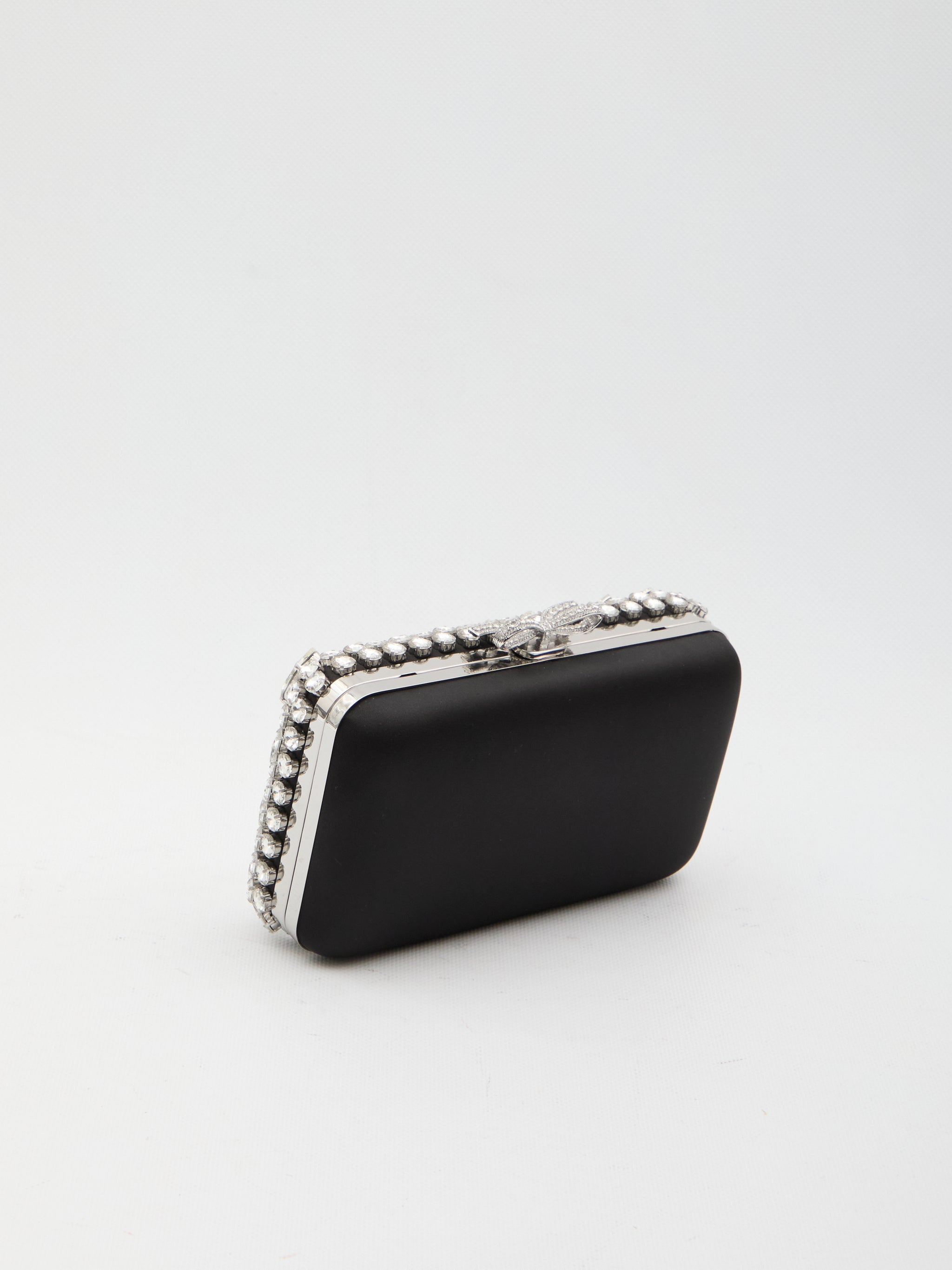 crystal clutch bag
