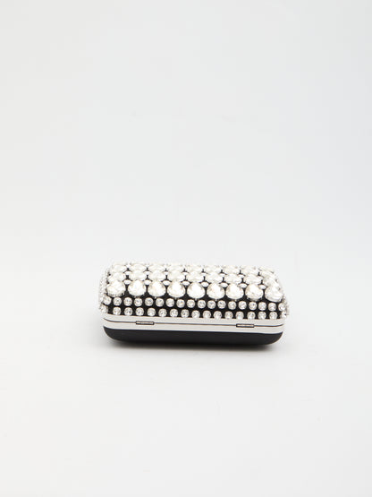 SELF PORTRAIT OS crystal clutch bag