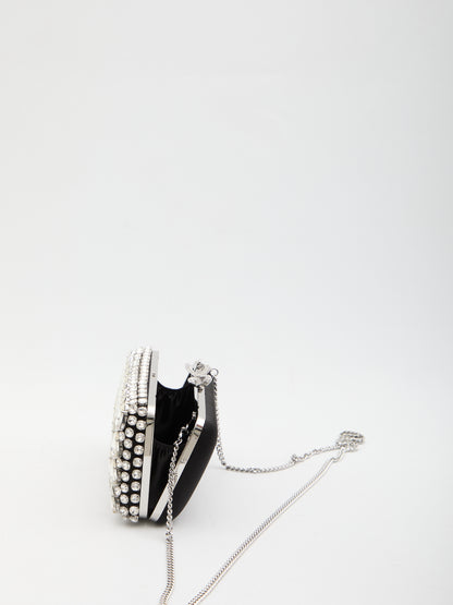 SELF PORTRAIT OS crystal clutch bag