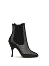 mesh chelsea ankle boots