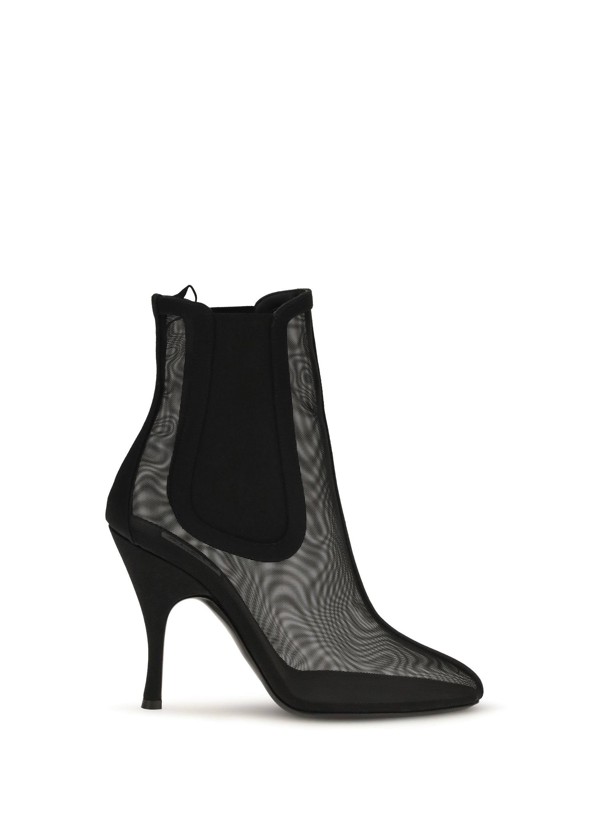 mesh chelsea ankle boots