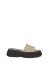 oversized sole slider sandals