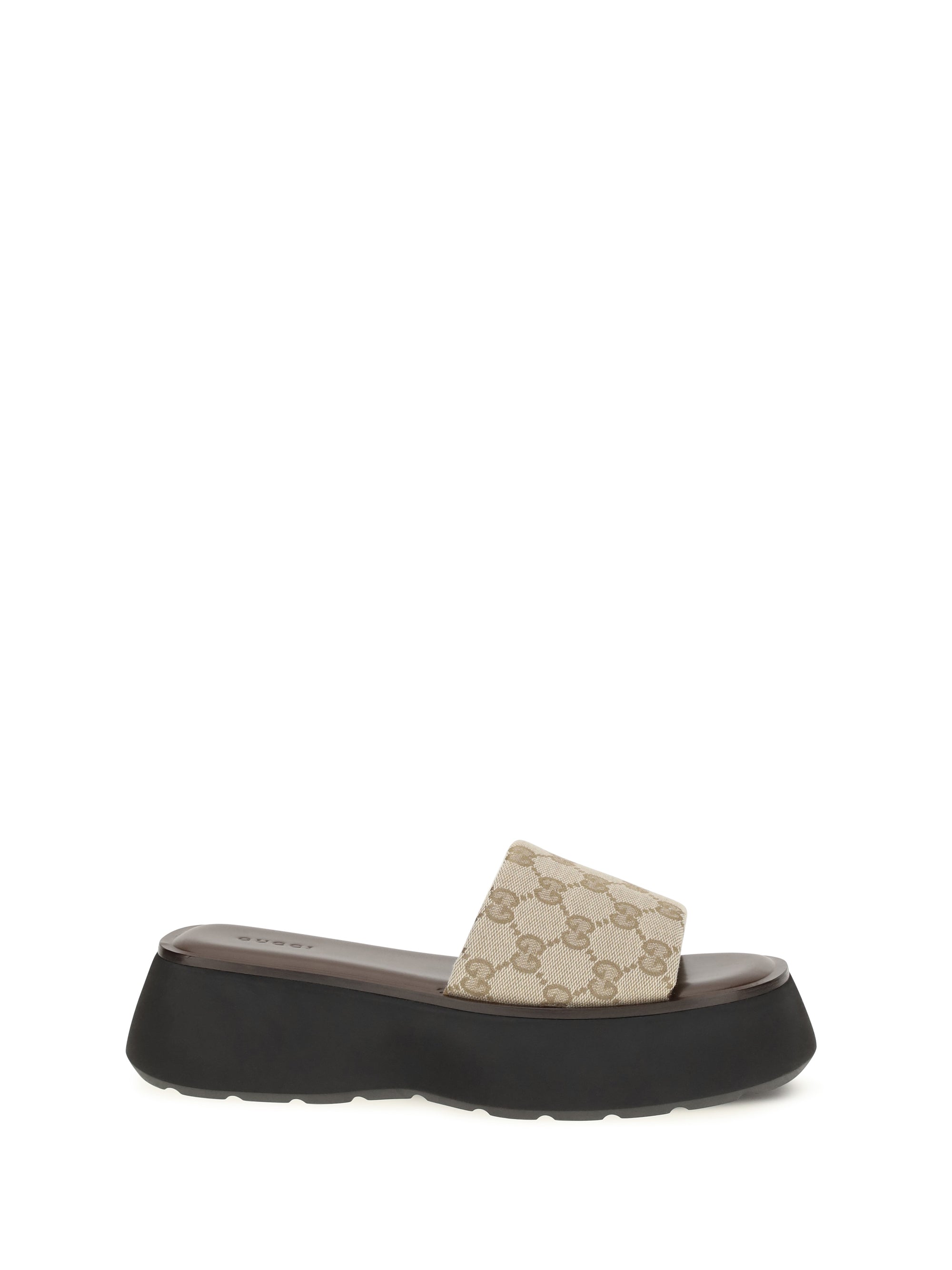 oversized sole slider sandals