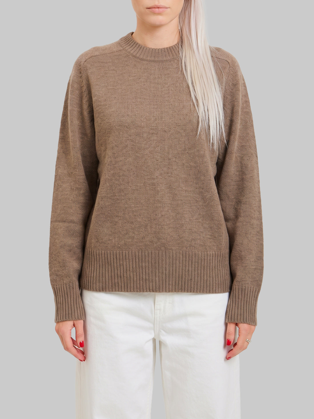 LOULOU DE SAISON M nutmeg baltra sweater 