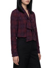 rhiannon check shirt with scarf