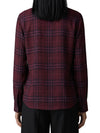 rhiannon check shirt with scarf