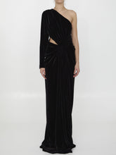 COSTARELLOS 36 black velvet dress