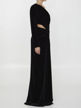COSTARELLOS 36 black velvet dress