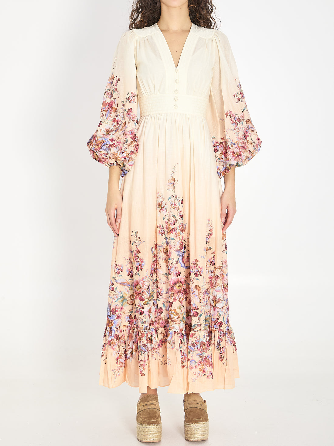 ZIMMERMANN 0 awaken plunge maxi dress