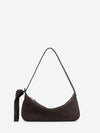 espresso knot shoulder bag