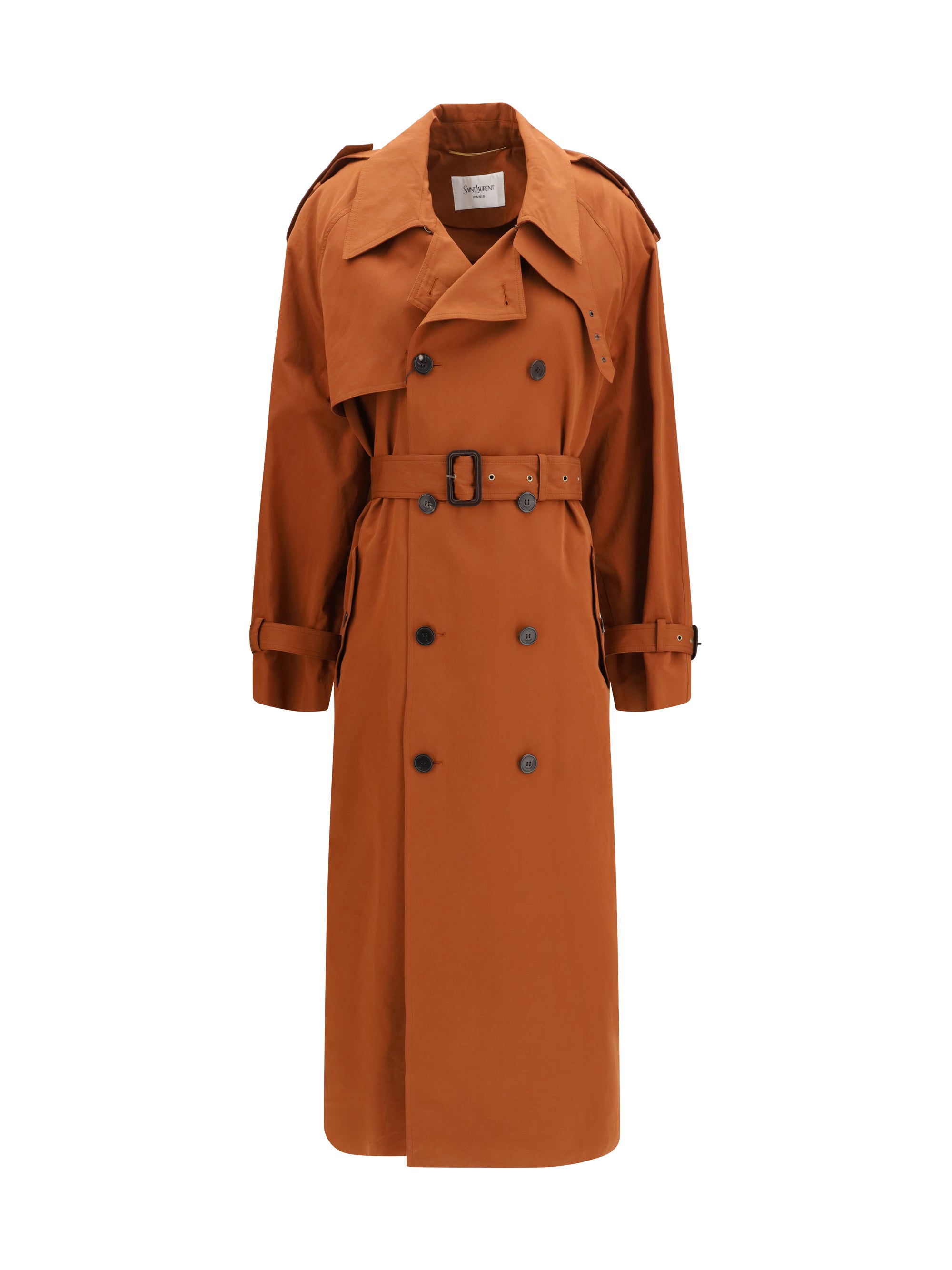belted double-breasted coat