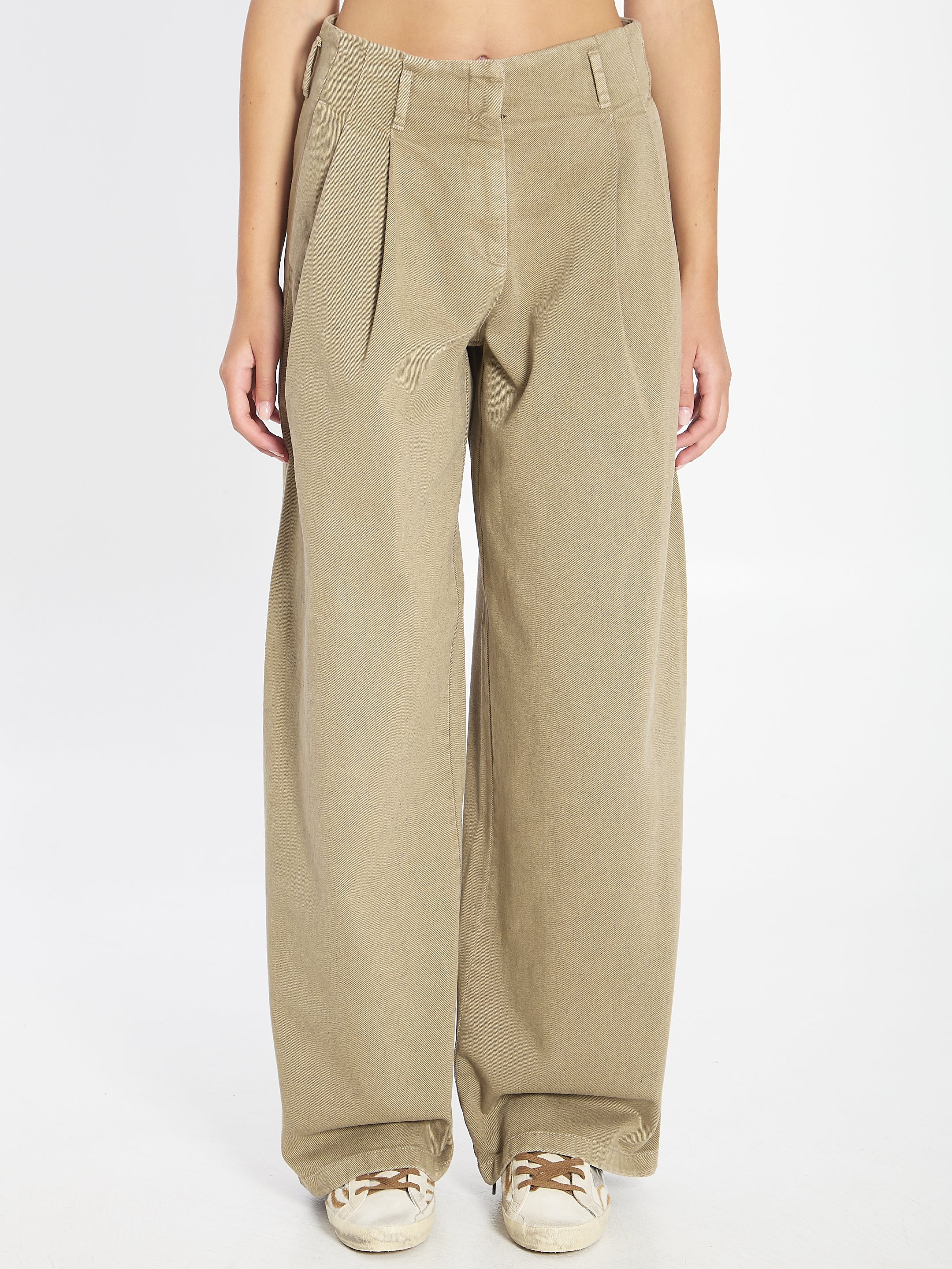 GOLDEN GOOSE 38 cotton pants