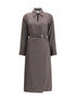 FENDI 40 ff silk jacquard dress