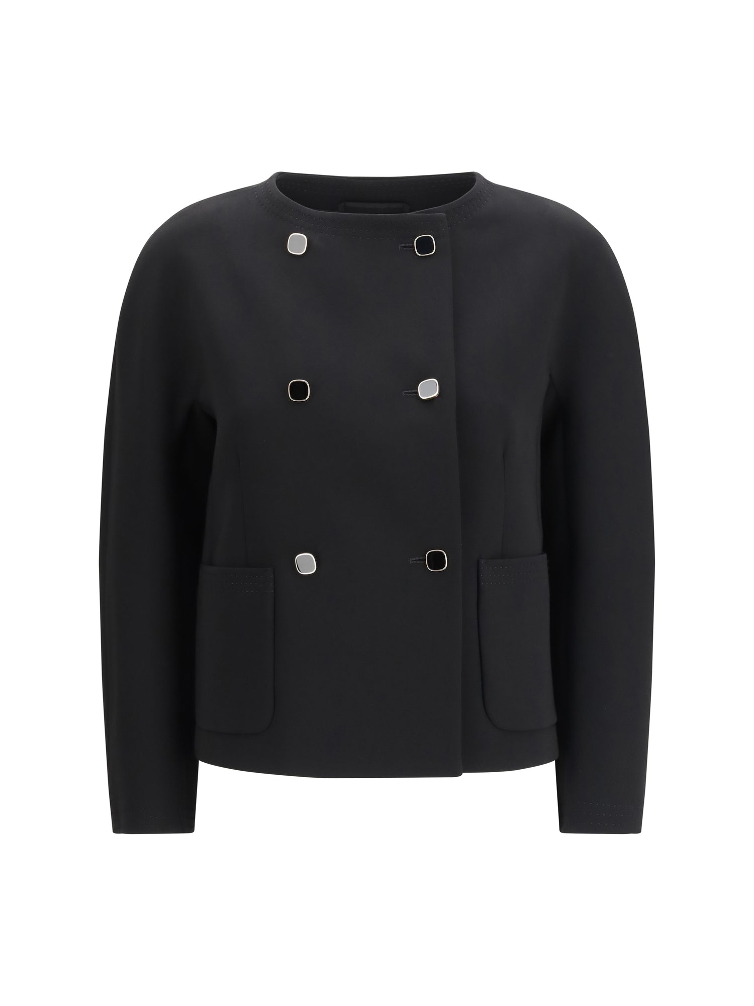 MAX MARA STUDIO 40 boxy cady jacket