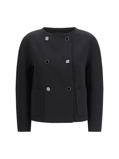 MAX MARA STUDIO 40 boxy cady jacket