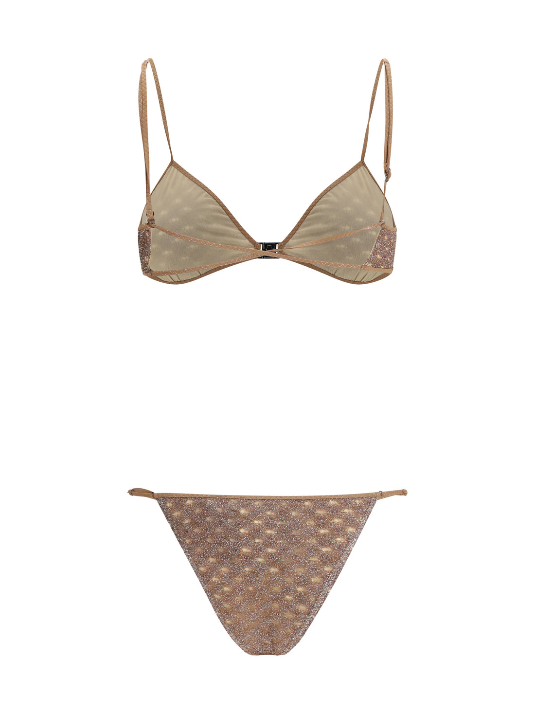 MISSONI 40 viscose lamé swimsuit