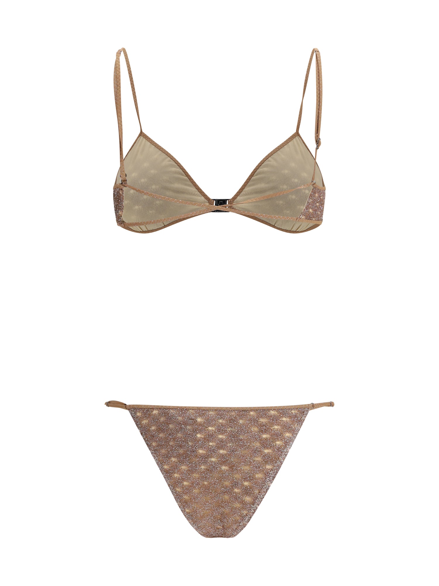 MISSONI 40 viscose lamé swimsuit