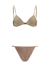 MISSONI 40 viscose lamé swimsuit