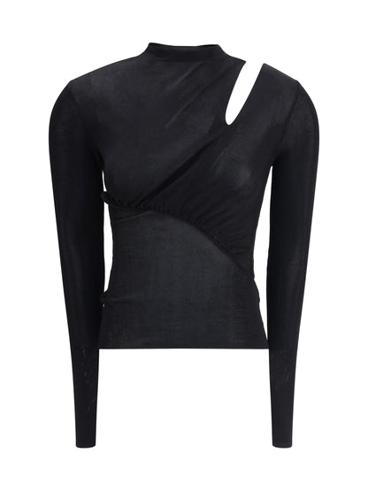 SELF-PORTRAIT M long sleeve knit top