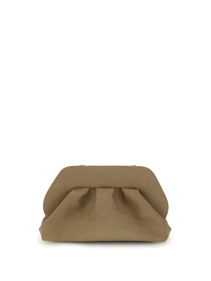 THEMOIRÈ OS bios suede clutch bag