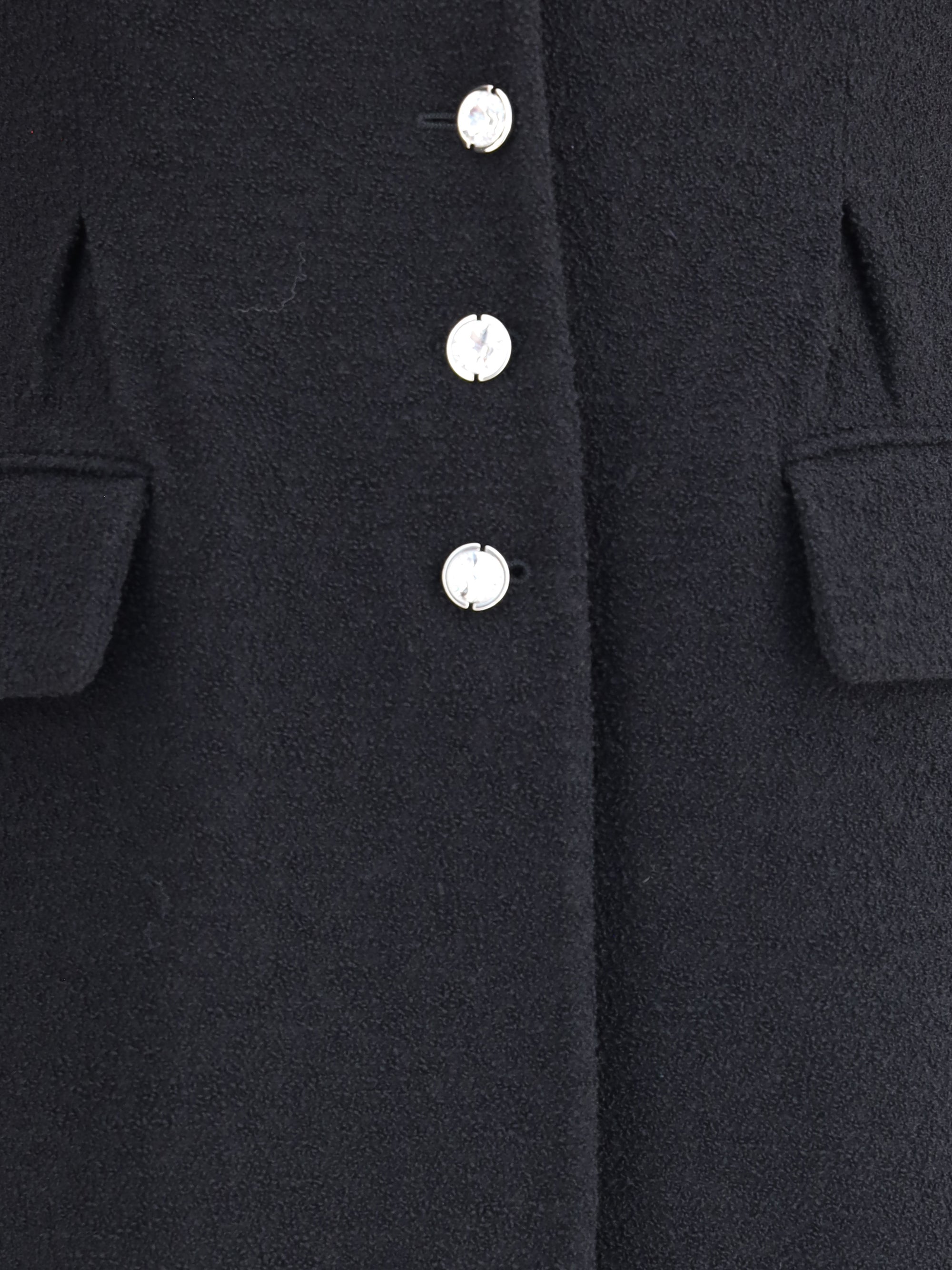 ALESSANDRA RICH 40 tweed long coat