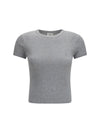 fitted cotton t-shirt with embroidered logo