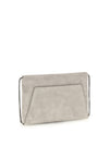 bc duo suede clutch bag