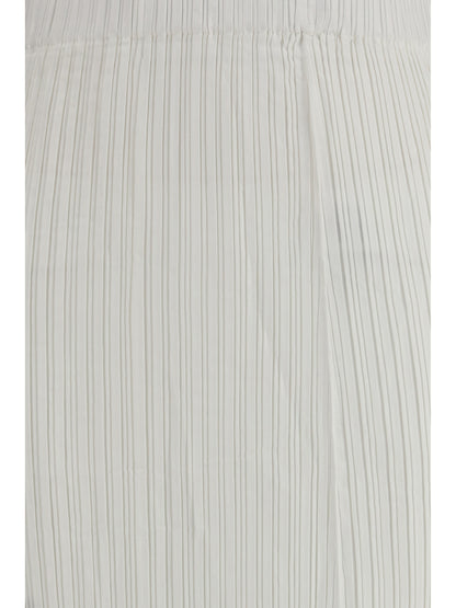 GONGDID DESIGN OS wavy midi skirt