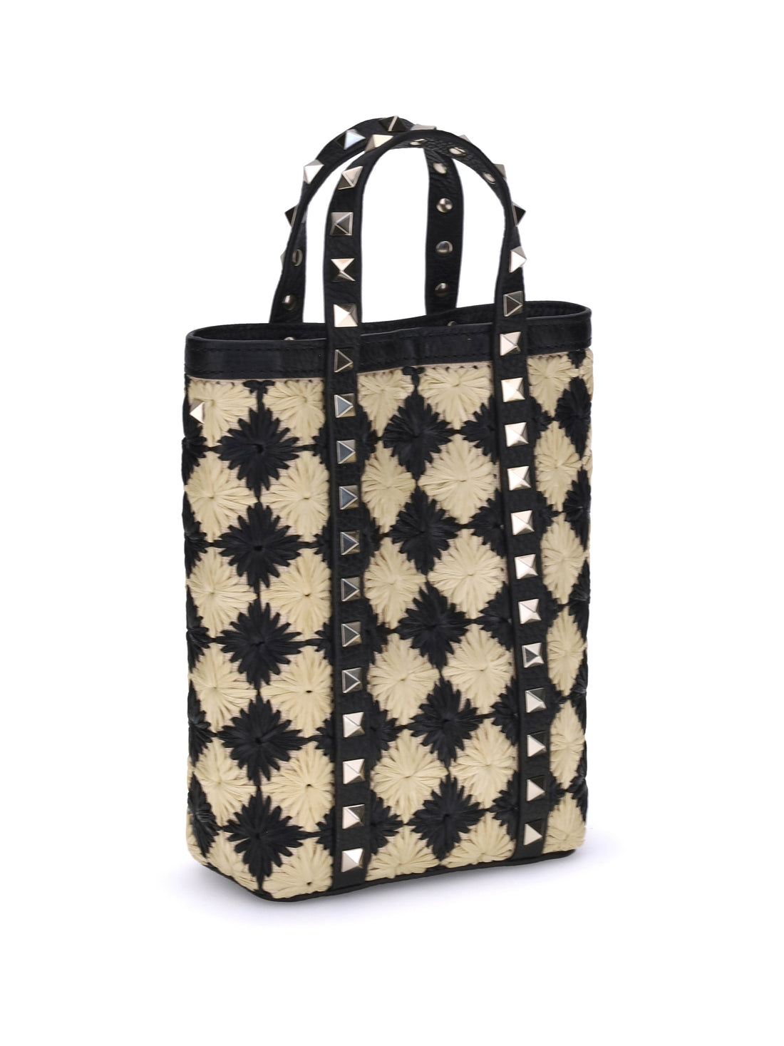 rockstud mini tote bag
