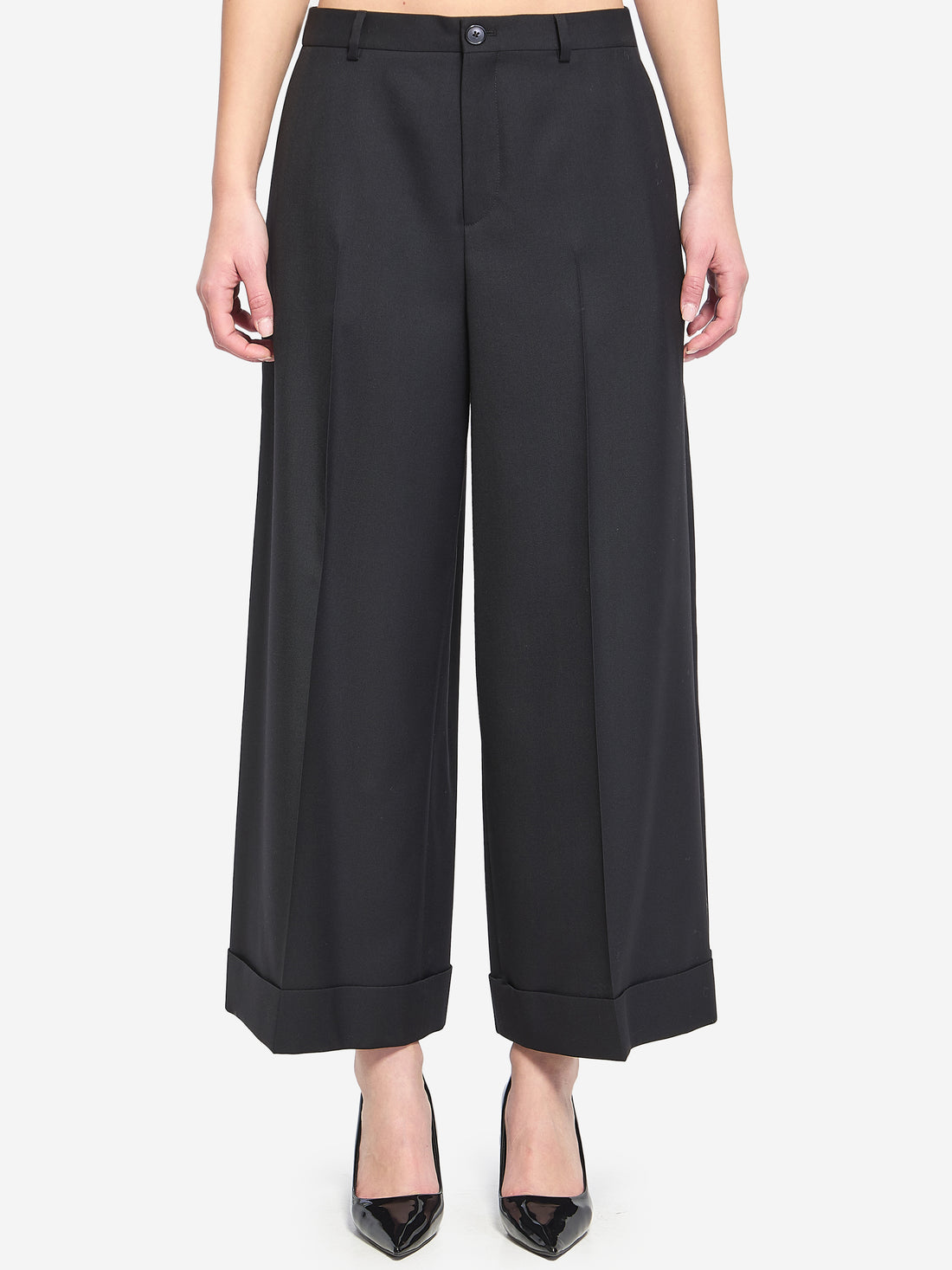 CELINE 36 dock pants in wool gabardine