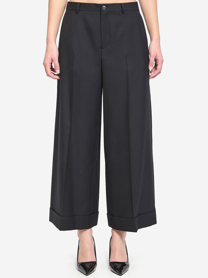 CELINE 36 dock pants in wool gabardine