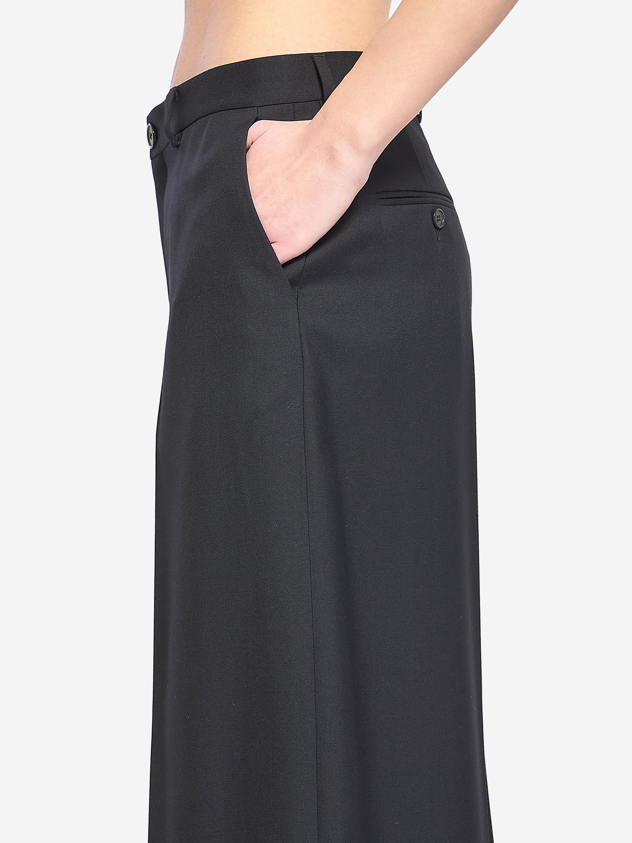 CELINE 36 dock pants in wool gabardine