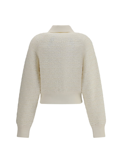 BALMAIN 36 tweed bomber jacket 