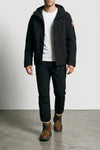 rupert waterproof three-layer flexible fabric rain jacket