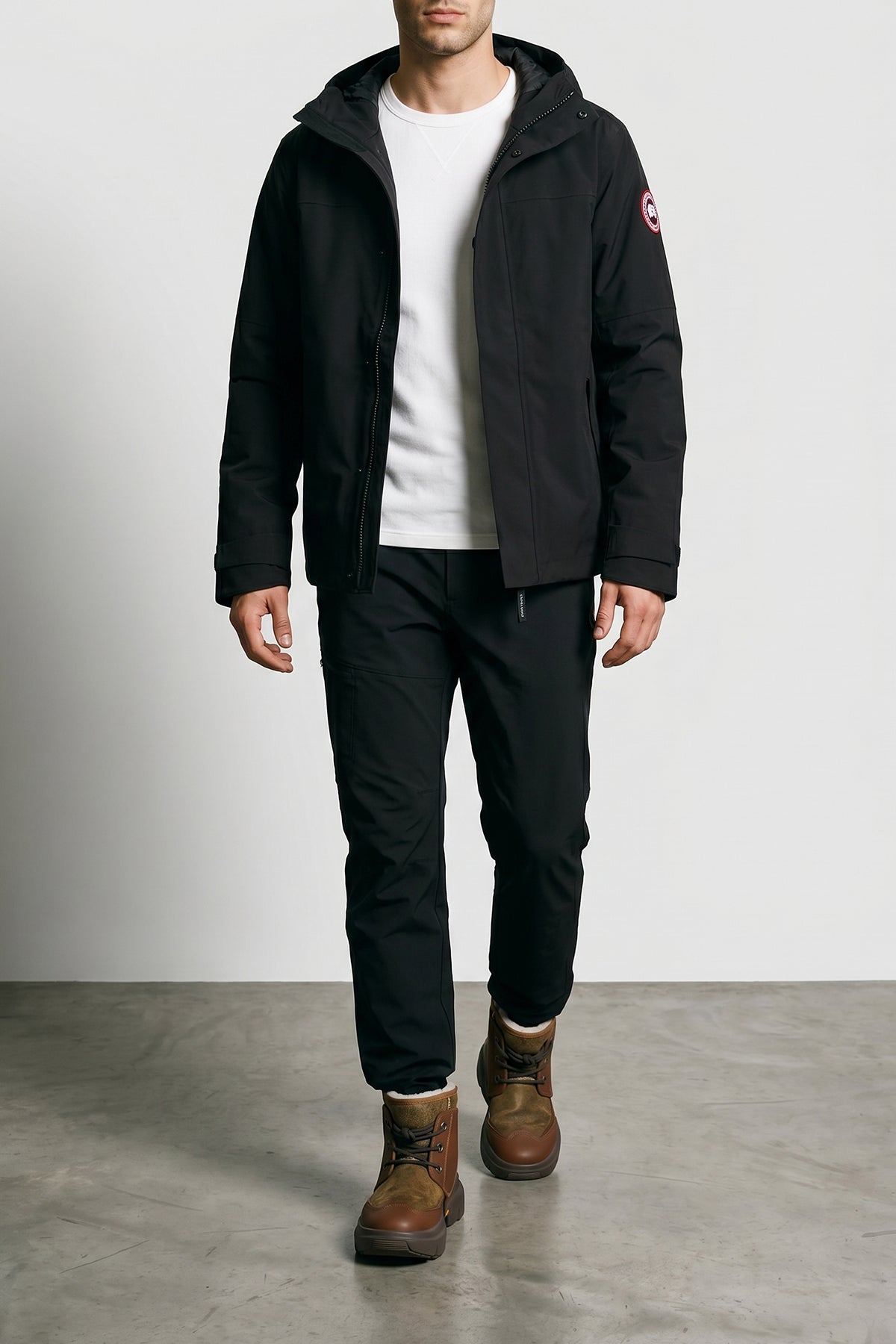 rupert waterproof three-layer flexible fabric rain jacket